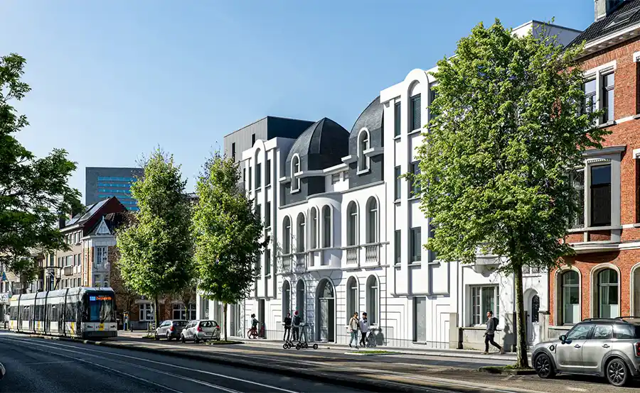 Voormalig hotel wordt nieuw studentengebouw in hartje Gent