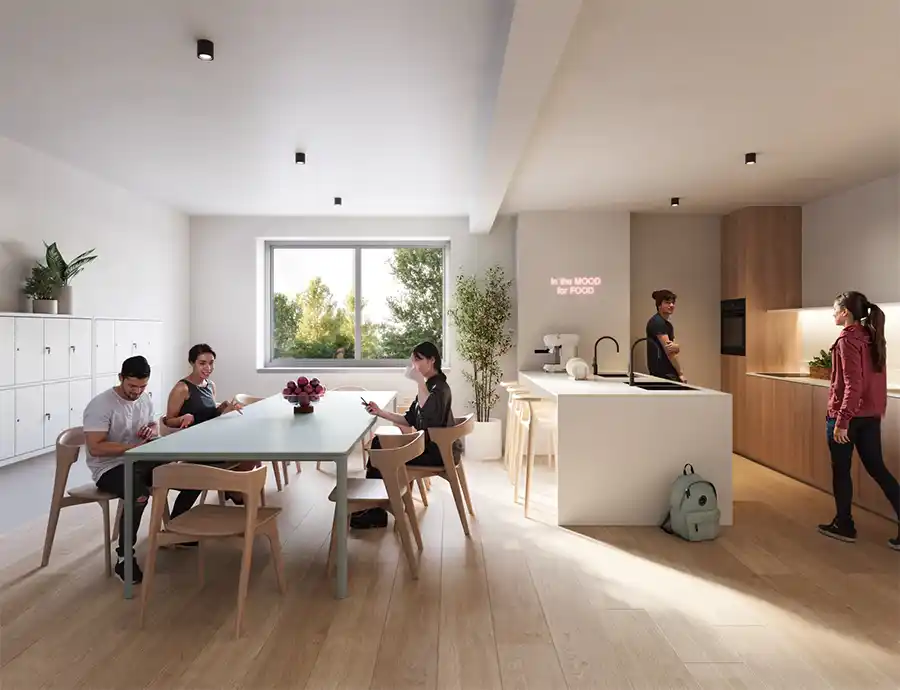 Voormalig hotel wordt nieuw studentengebouw in hartje Gent