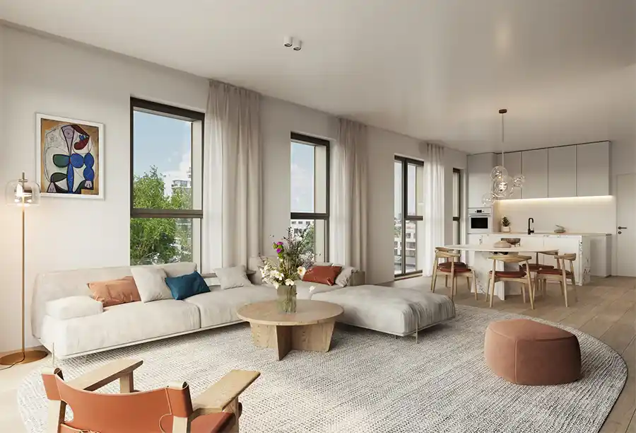 Nieuw duurzaam woonproject in Evere vervangt leegstaand kantoorgebouw