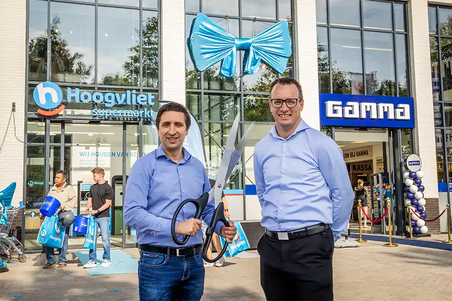 Duurzaam gerenoveerde veilinghal in Utrecht huisvest Gamma en Hoogvliet