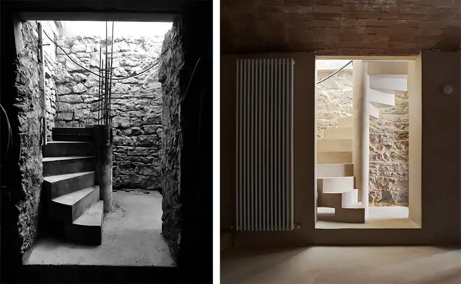 Karaktervolle trappen met mortex en bealstone: renovatie wordt design