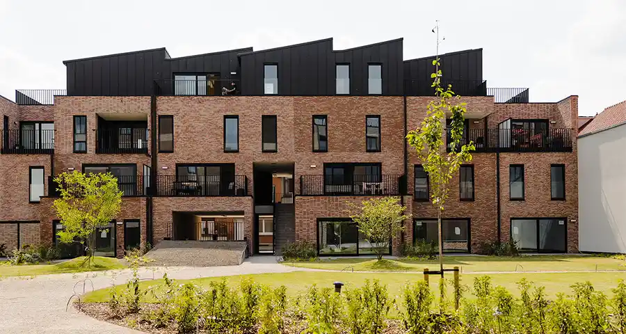 Nieuwbouwproject op de voormalige Van Gucht-site aan de Zeebergkaai in Aalst