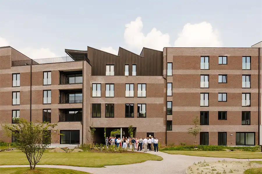 Nieuwbouwproject op de voormalige Van Gucht-site aan de Zeebergkaai in Aalst