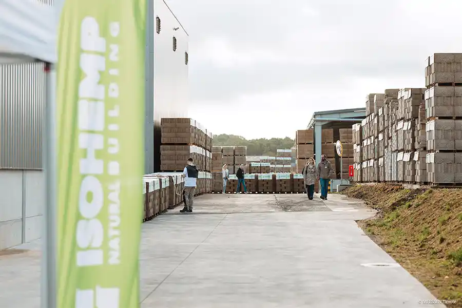 Eerste recyclagelijn voor hennepbeton van IsoHemp
