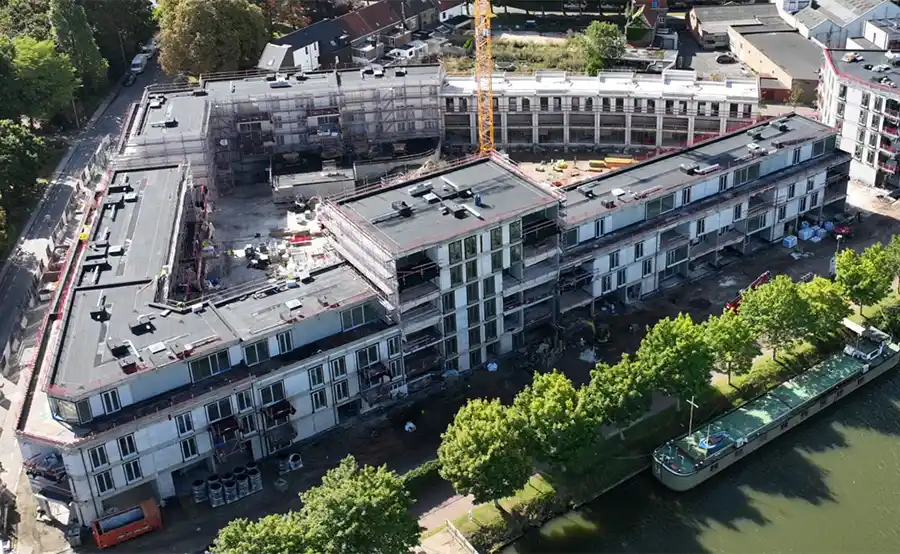 Eerste boringen voor warmte- en koudenet van woonproject Kolenkaai vlekkeloos verlopen