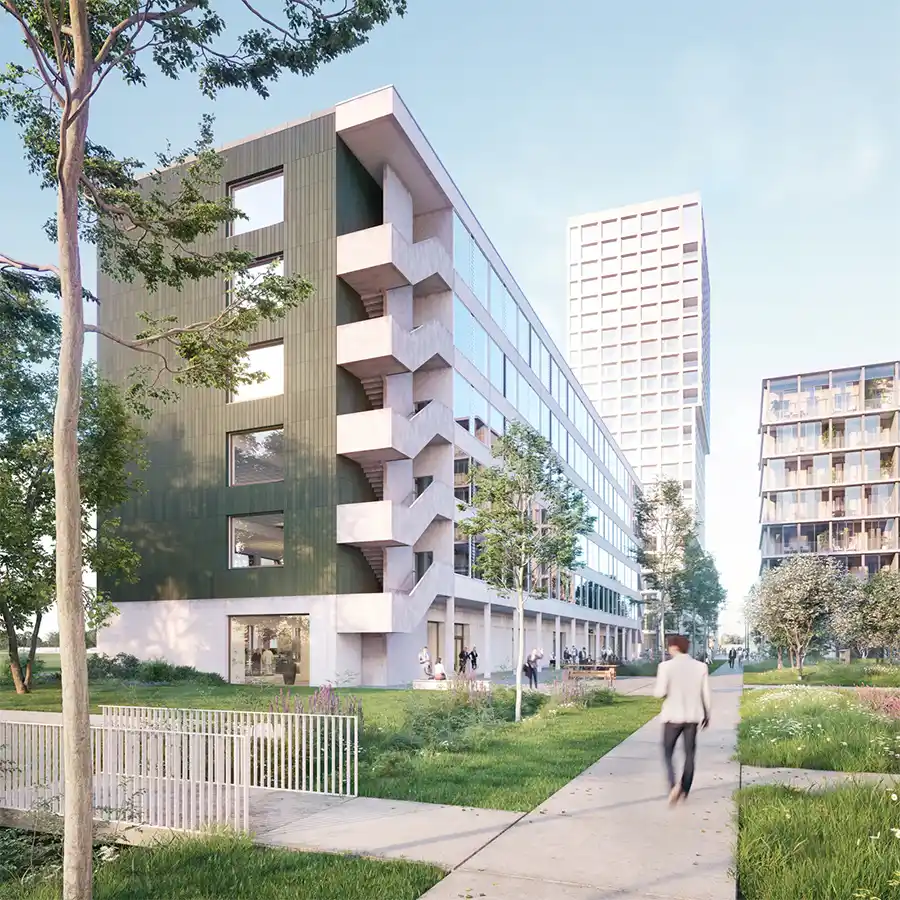 Orchard, ontworpen door David Chipperfield op Nieuw Zuid in Antwerpen