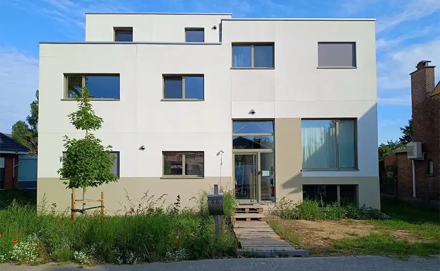 Compacte Antwerpse cohousing wint prijs op Bis Architectuurwedstrijd 2025