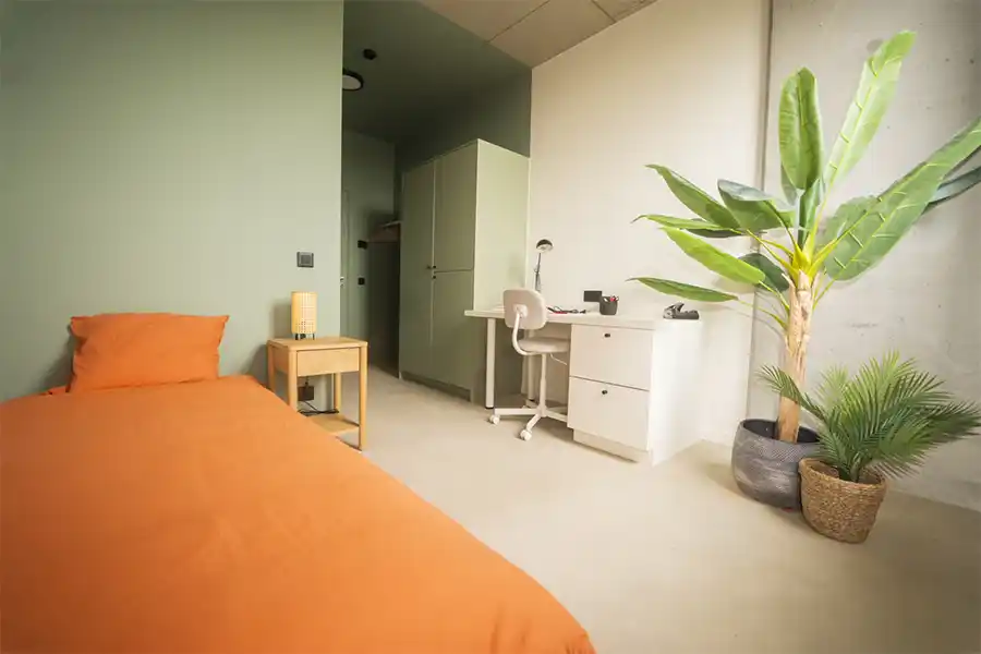meibook geplaatst op Studententoren The Sky in Kortrijk