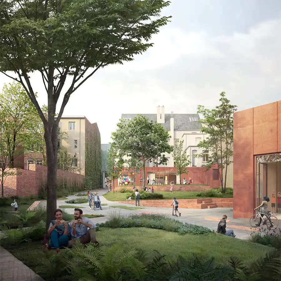 Het nieuwe gemeenschapscentrum Nekkersdal