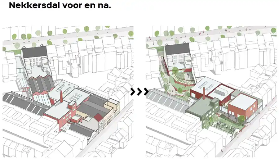 Het nieuwe gemeenschapscentrum Nekkersdal