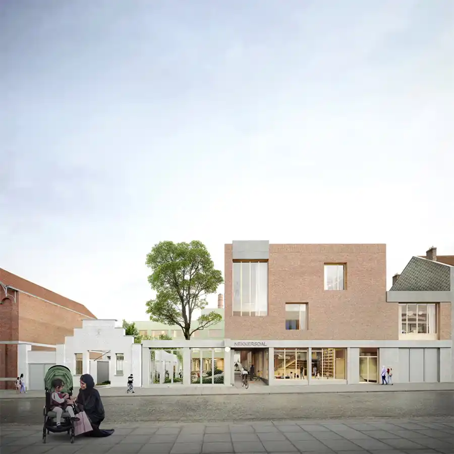Het nieuwe gemeenschapscentrum Nekkersdal