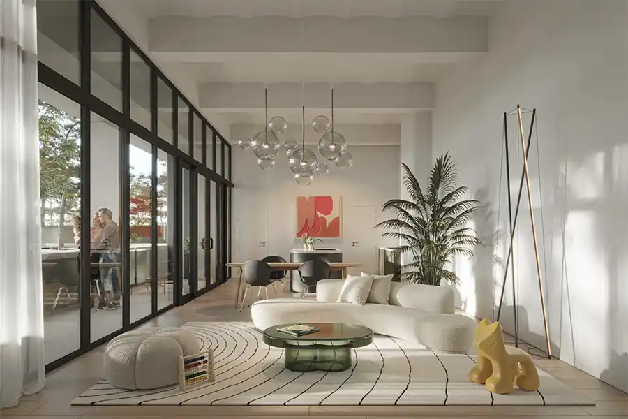 Nieuwe woonbuurt Lutgard in Mortsel