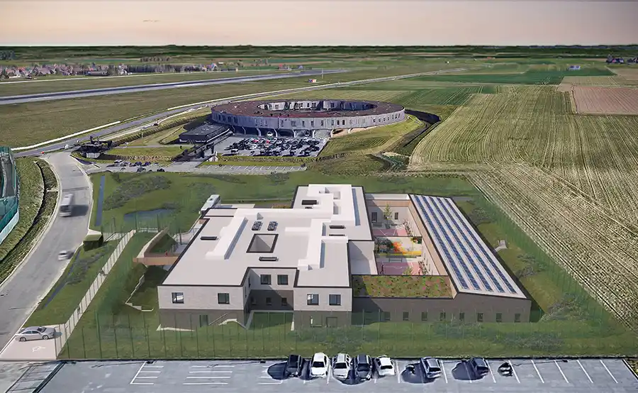 Eerste steen voor nieuw vertrekcentrum in Steenokkerzeel gelegd