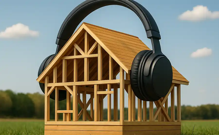 Een houten gebouw scoort qua akoestiek niét slechter dan een betonnen gebouw