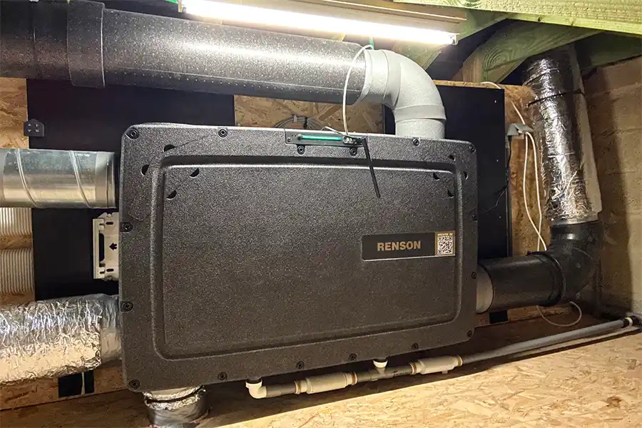 Compacte Renson ventilatie-unit Flux+ Flat