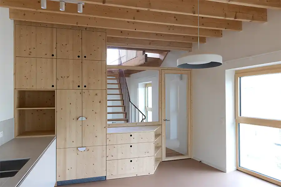 Houtskeletbouw blaast Antwerps hoekpand nieuw leven in