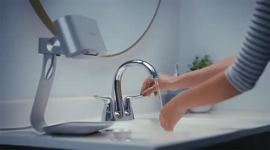 Palmz, de elektrische handdroger van Quilo