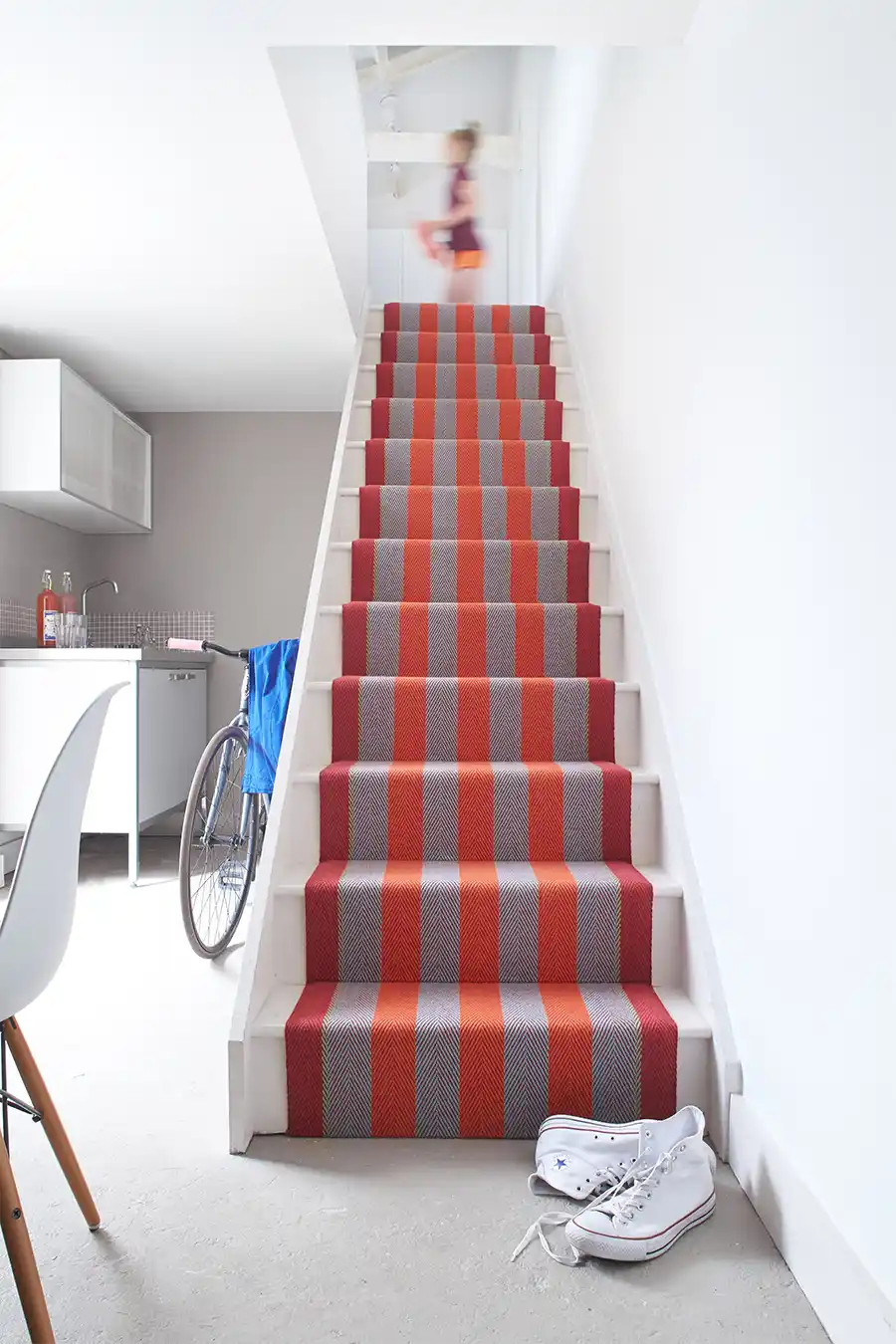 Een traploper past verrassend goed in de moderne woning