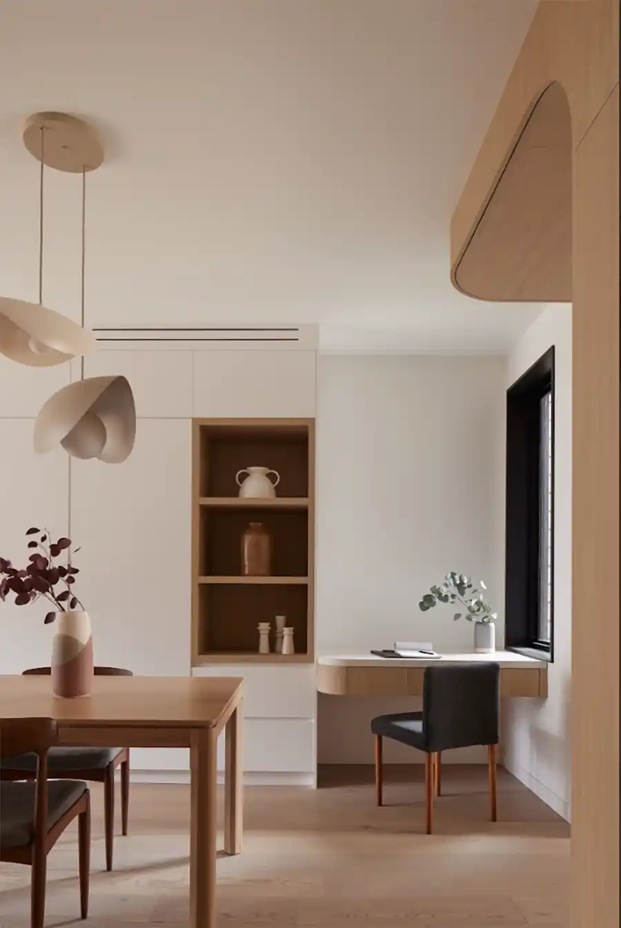 Zachte vormen veroveren het interieur