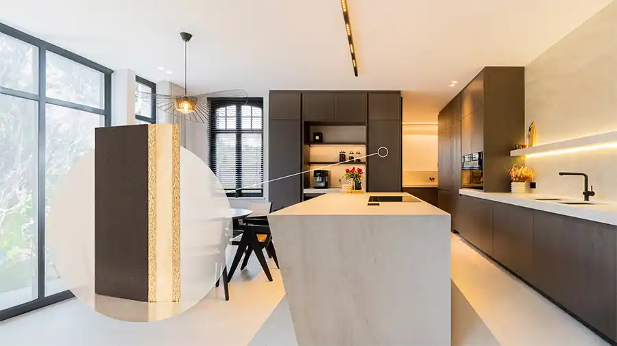 Keukens de Abdij - Multimassieve Kern