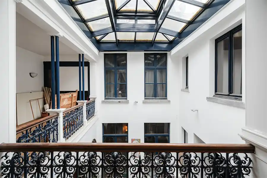 historisch gebouwencomplex in de Wolstraat