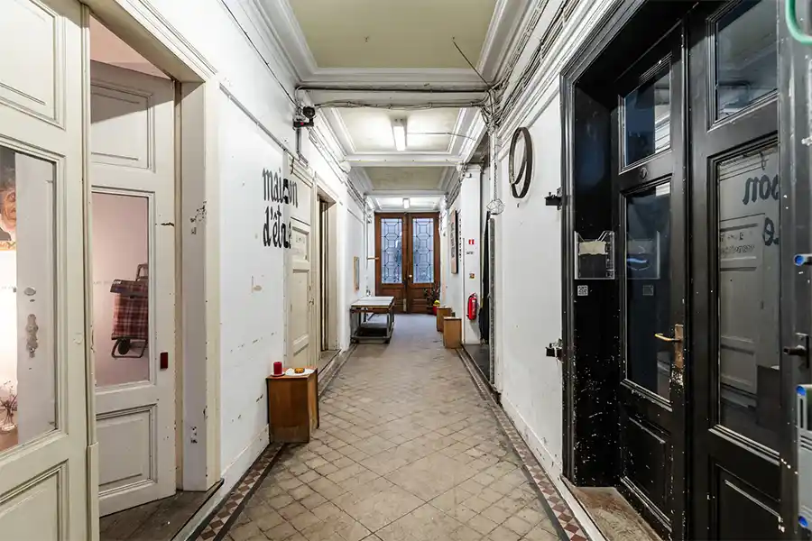 historisch gebouwencomplex in de Wolstraat