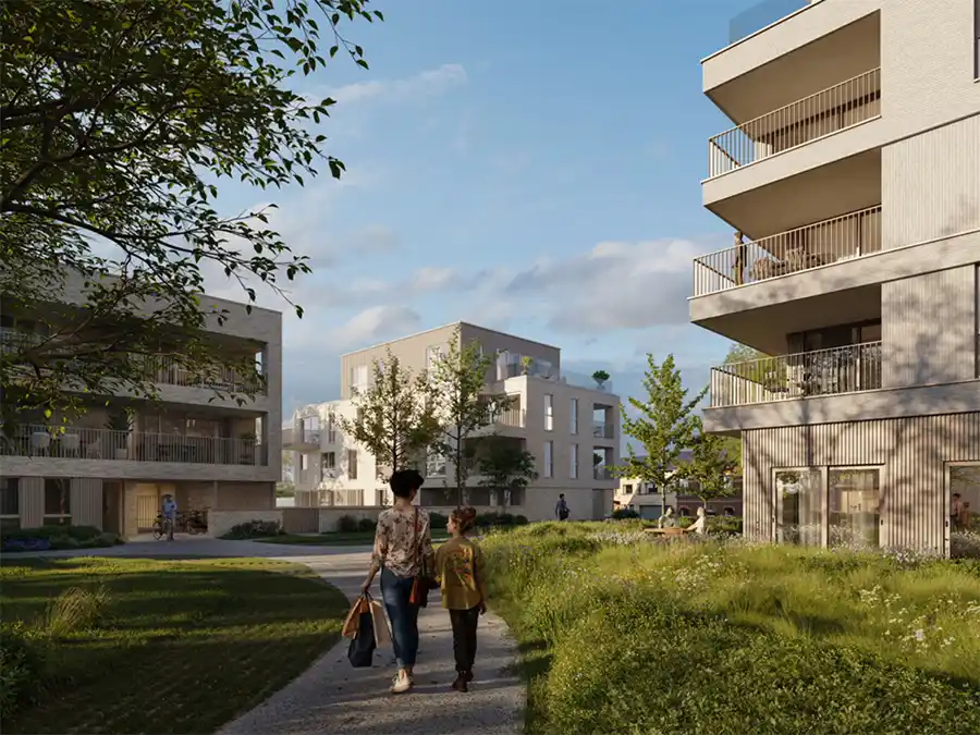 Eerste spadesteek voor groene woonwijk De Kloostertuin in Avelgem