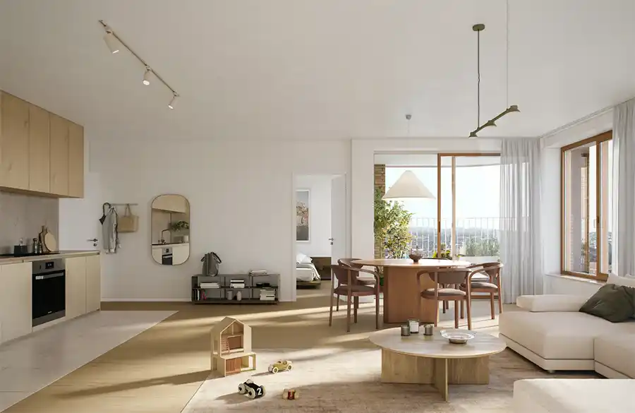 groene woonwijk 't Groen Hart in Roeselare