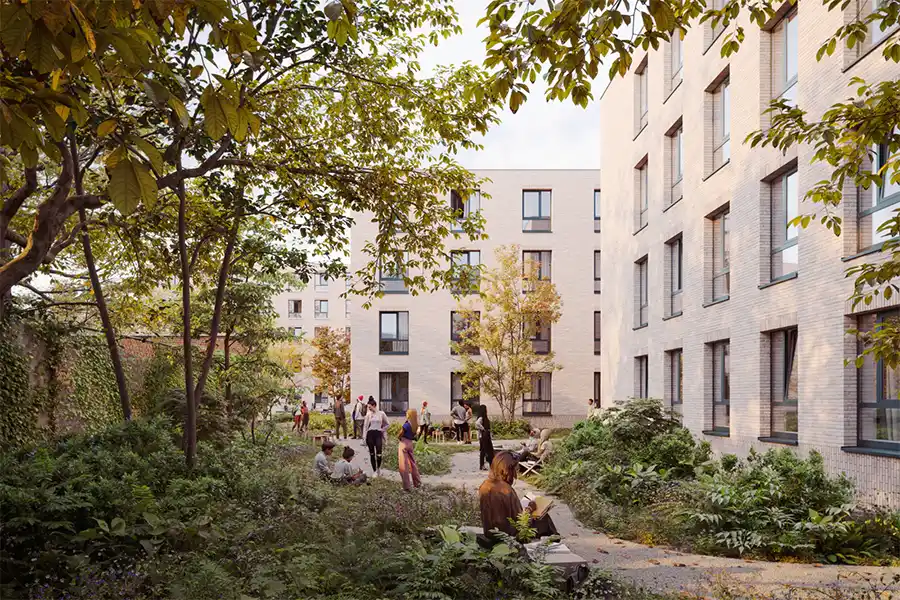 studentenkamers op nieuwe site Groene Wandeling in Gent