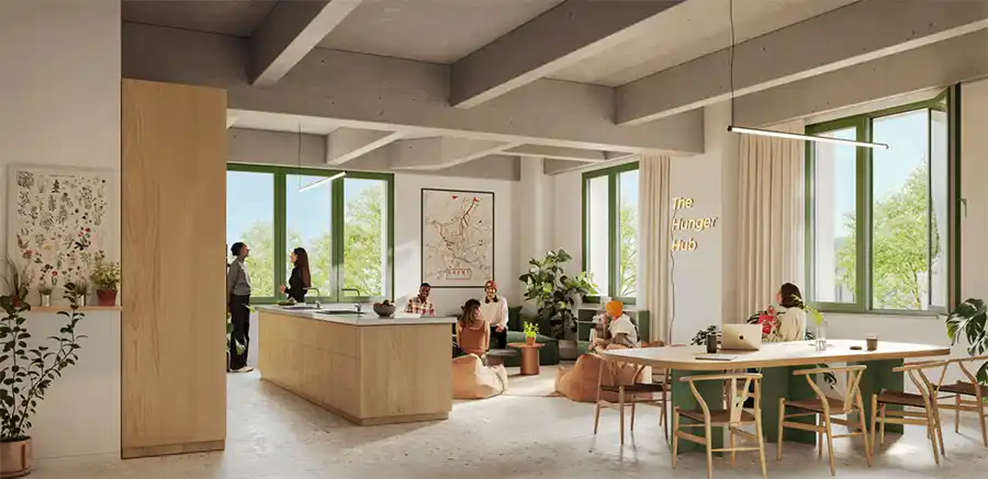 studentenkamers op nieuwe site Groene Wandeling in Gent