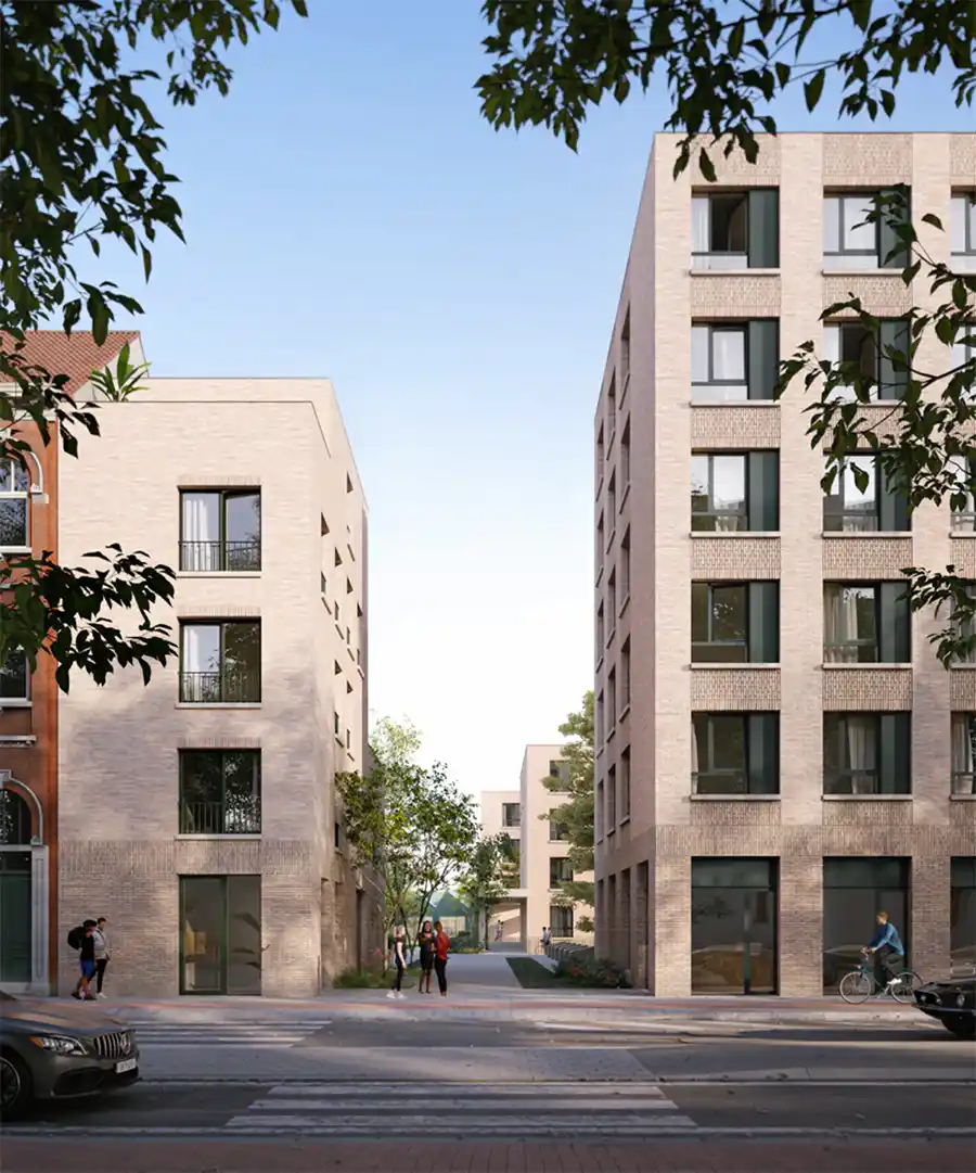 studentenkamers op nieuwe site Groene Wandeling in Gent