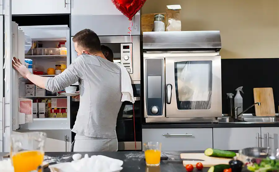 Koelkast in de keuken