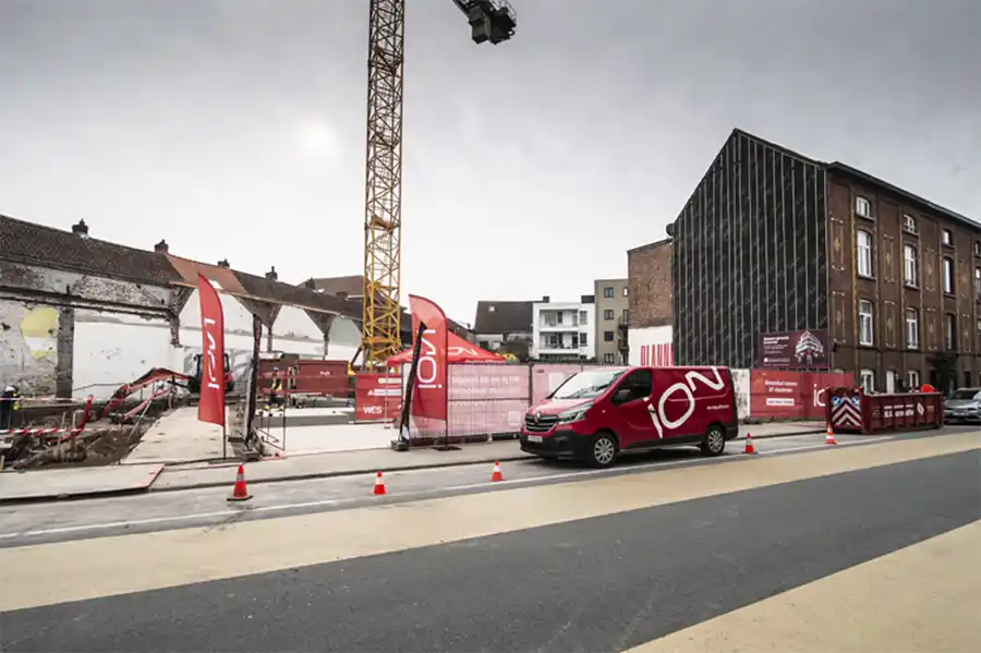 Eerste steen gelegd voor studentenresidentie De Kroon in Gent