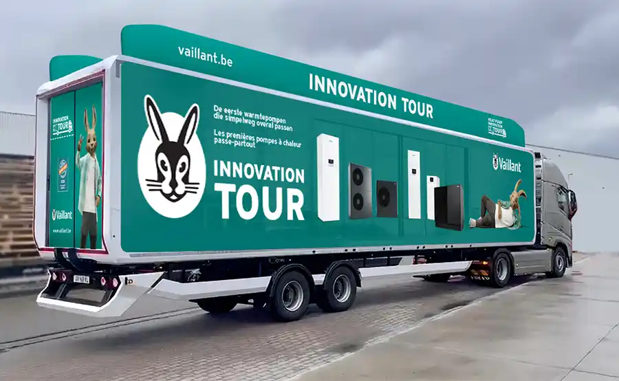 Vaillant Innovation Tour brengt innovatieve warmtepomptechnologie naar de installateur