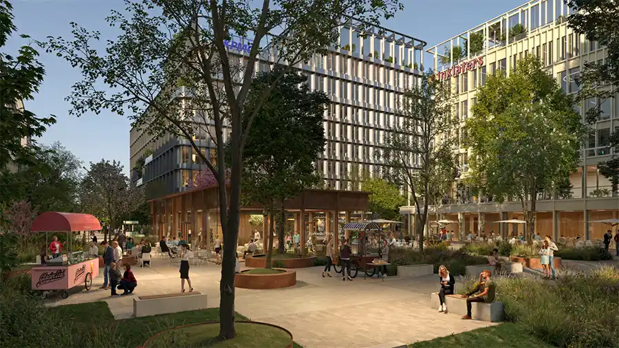 Kennedy Park in Kirchberg luxemburg