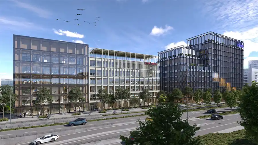 Kennedy Park in Kirchberg luxemburg