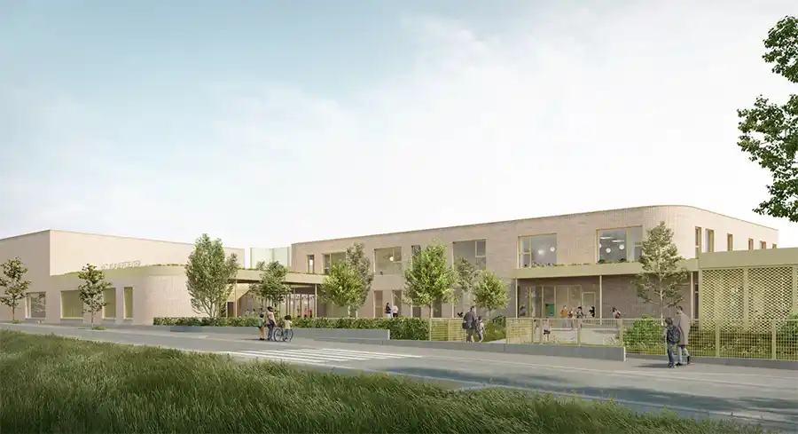 Nieuwe school Het Klavertje Vier in Knesselare
