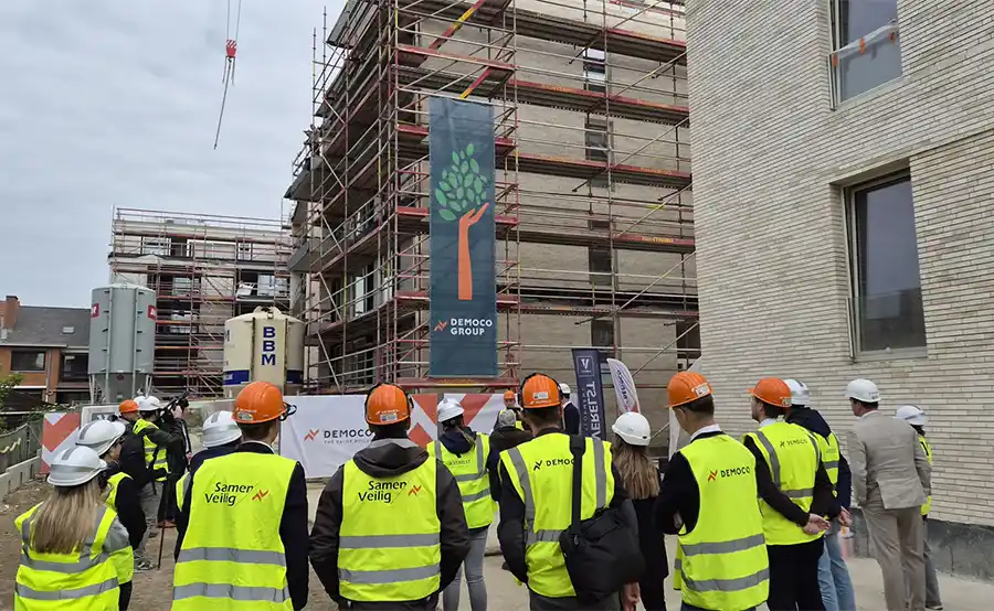 Residentie LEY in Diest bereikt hoogste punt