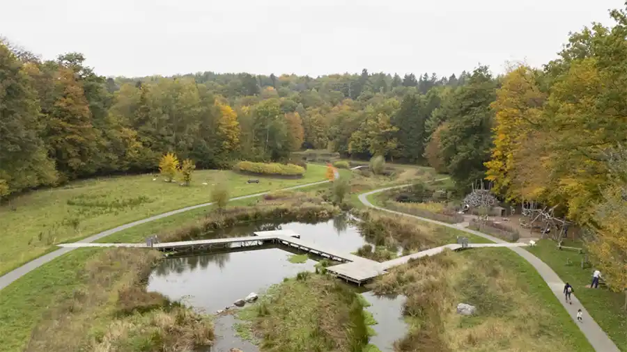 Zone humide de Chevetogne van Atelier Paysage