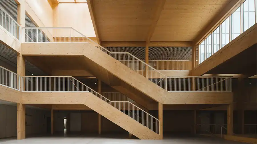 Houtbouw, De Universidad Pública de Navarra in Pamplona