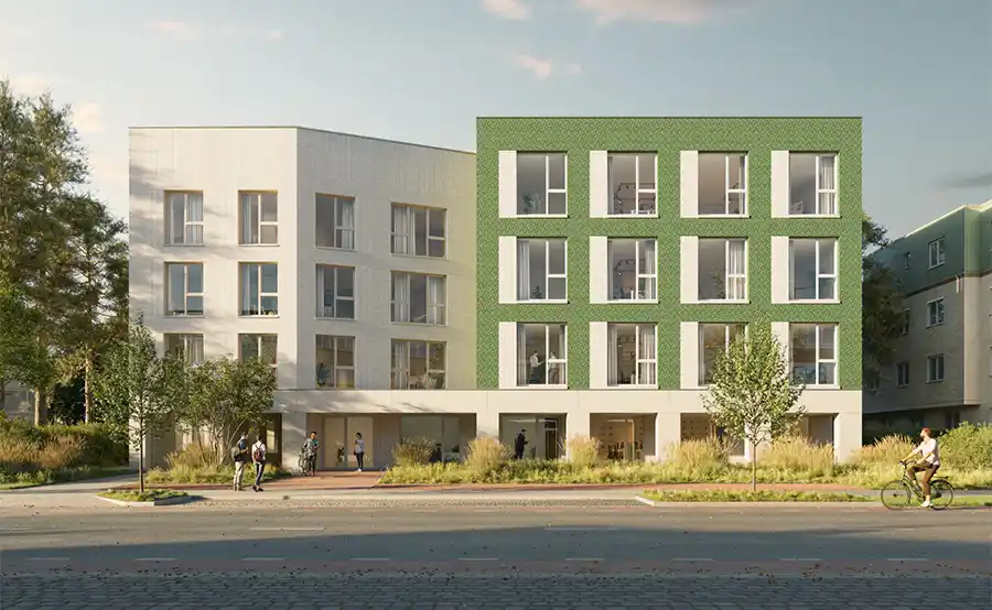 Oude kantoorsite in Gent wordt studentenresidentie De Steiger