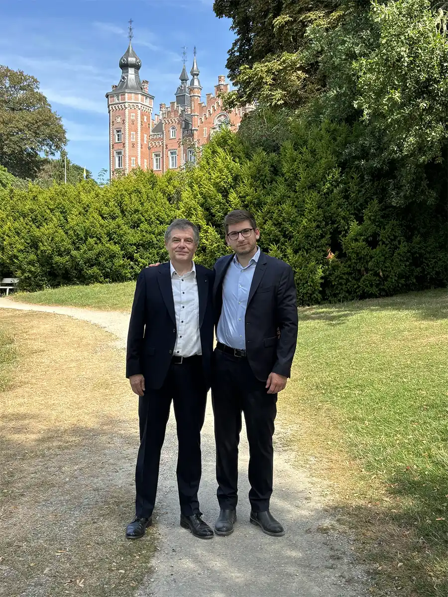 Erik De Mulder en Anthony Pervolarakis van Vastgoedgroep Dewaele