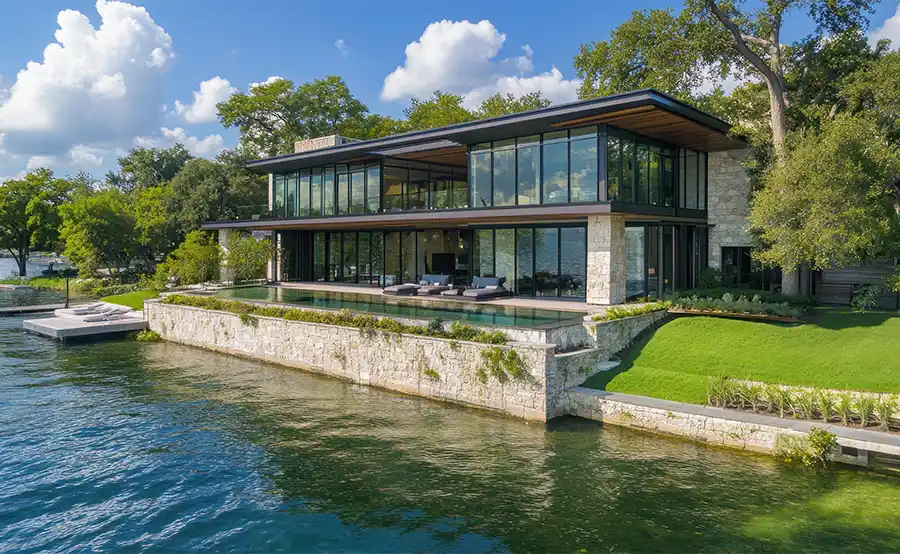 Wonen rondom het water en het vinden van ontspanning