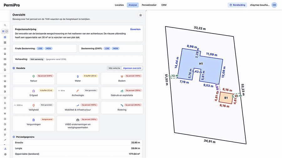 PermiPro AI-assistent voor architecten