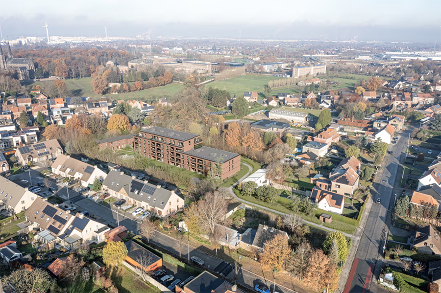 autoluwe woonwijk en nieuw buurtpark in Oostakker