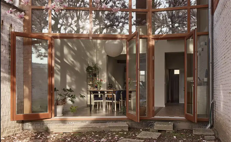 BILT bekroont rijwoning in Borgerhout rond magnolia
