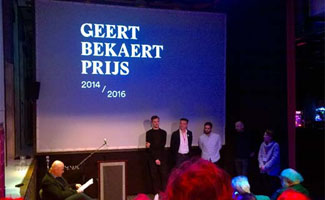 Mark Minkjan wint Geert Bekaert-prijs 2014-2016