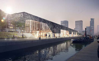 Ontwerp Leuvepaviljoen in Rotterdamse binnenstad gepresenteerd