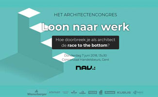 Architectencongres behandelt thema 'Loon naar werk'