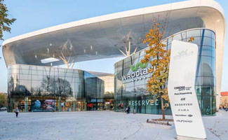 Veel glas zorgt voor unieke shopping experience in Wroclavia